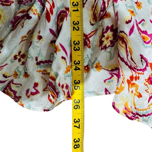 ISABEL MARANT Ruched printed satin-jacquard midi dress NEW - Picture 8 of 9